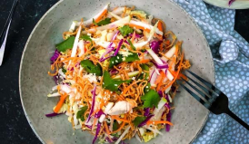 Wombok, Red Cabbage and Apple Slaw